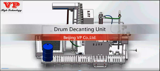 200L Barrel Drum Decanting Unit For Lube Oil Blending Plants